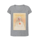 Athletic Grey Edith Cavell Women's Scoop Neck T-shirt
