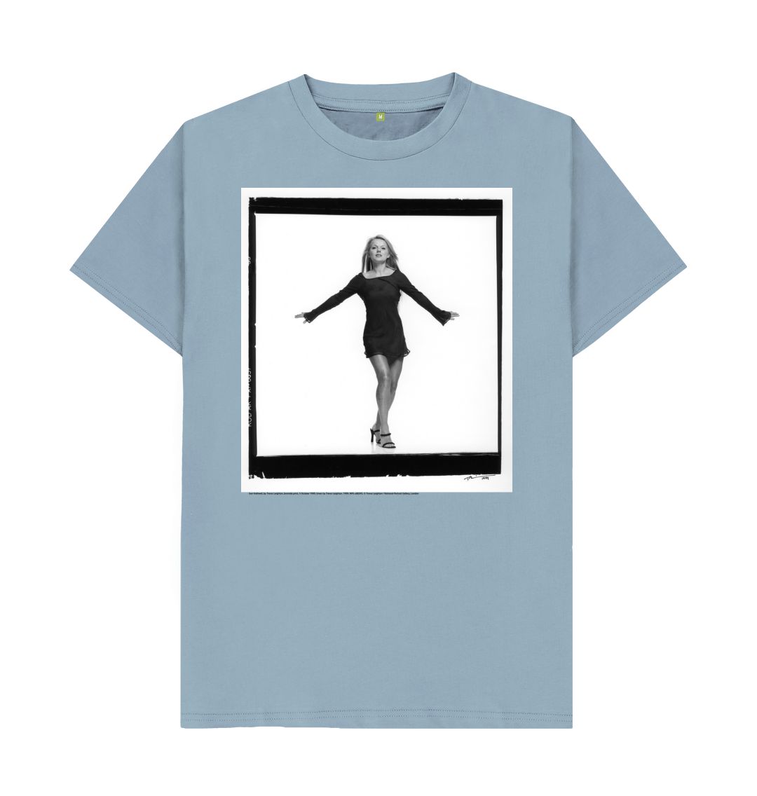 Stone blue geri halliwell unisex crew neck t shirt