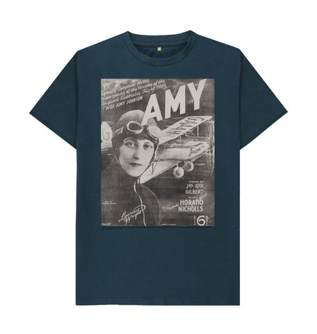 Denim Blue Amy Johnson sheet music cover Unisex T-Shirt