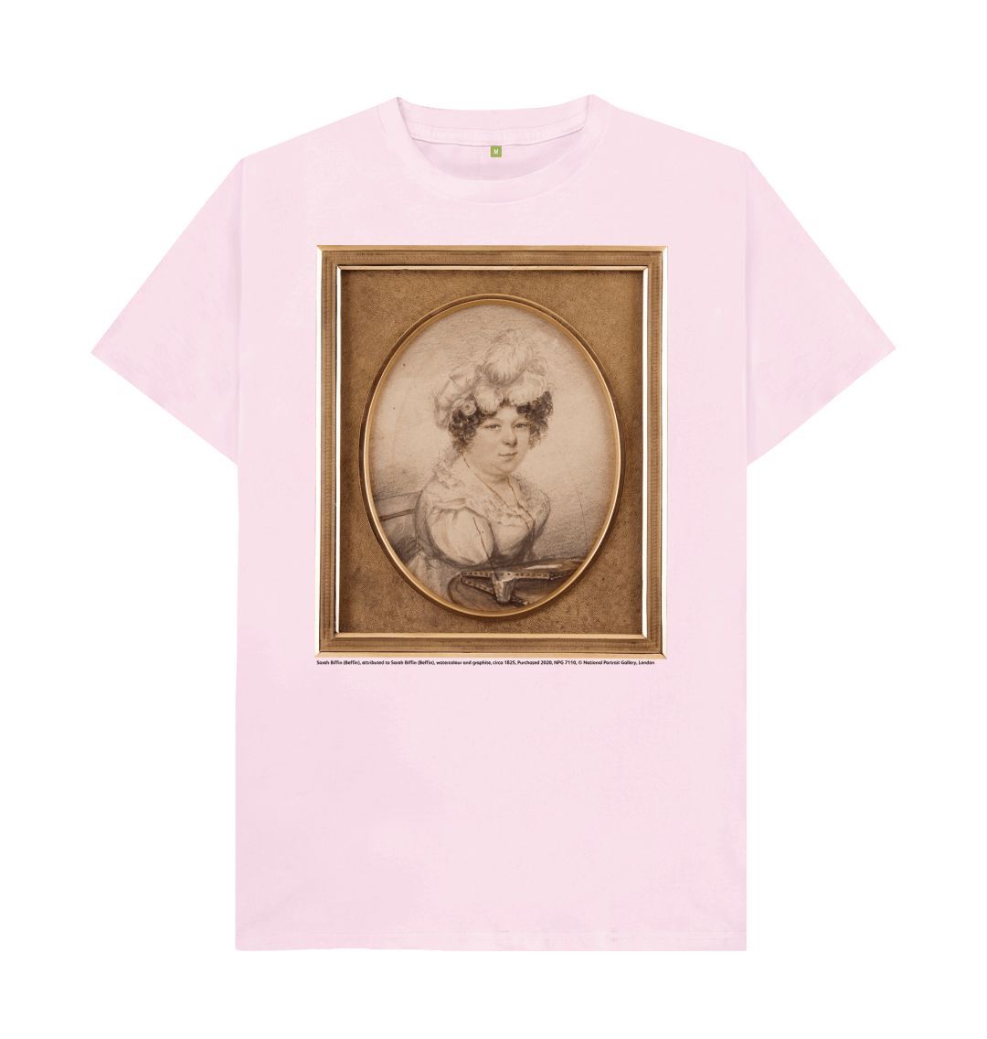 Pink sarah biffin unisex crew neck t shirt