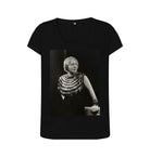 Black Laura Knight Women's Scoop Neck T-shirt