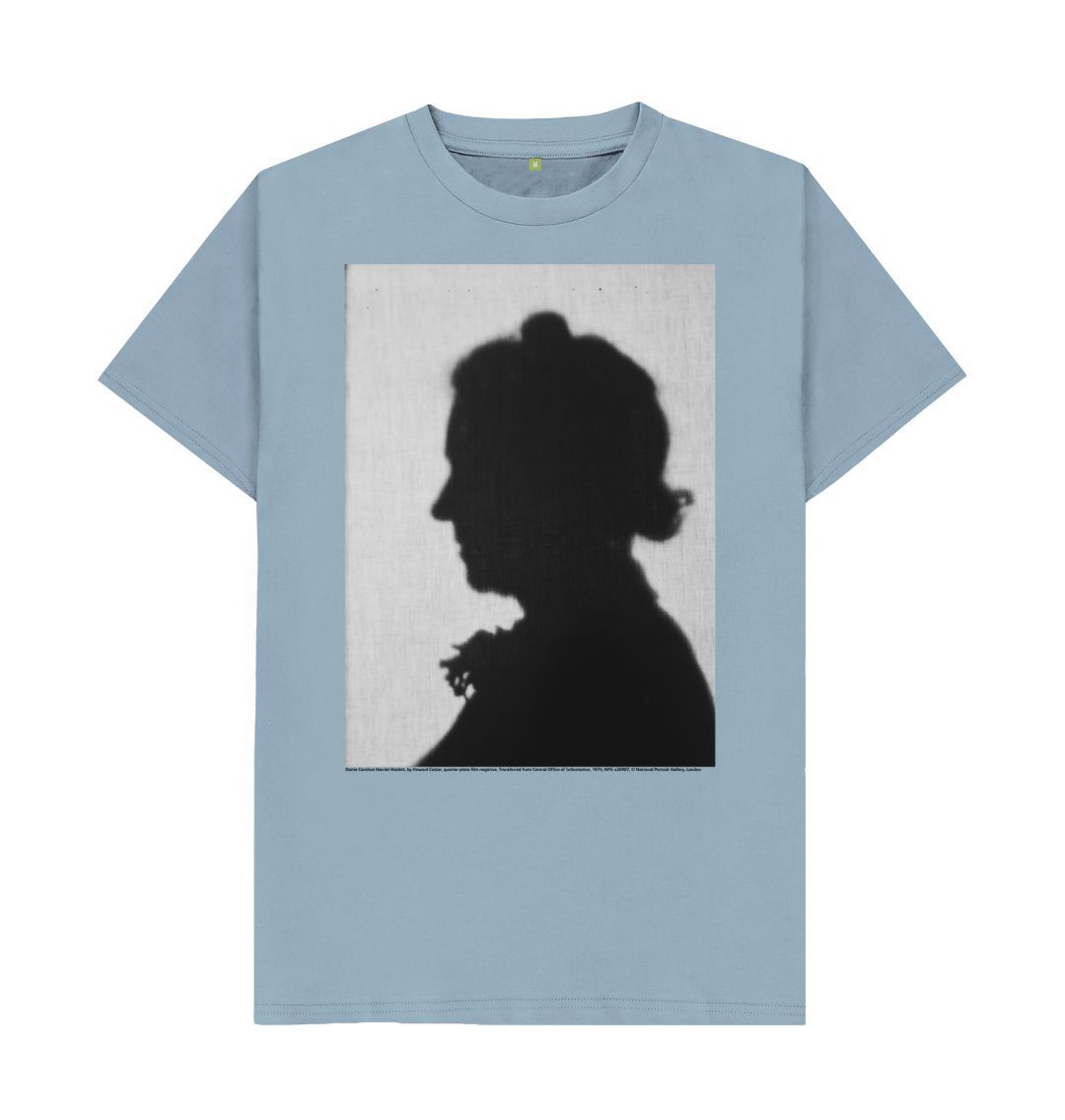 Stone blue dame caroline harriet hasslett unisex crew neck t shirt