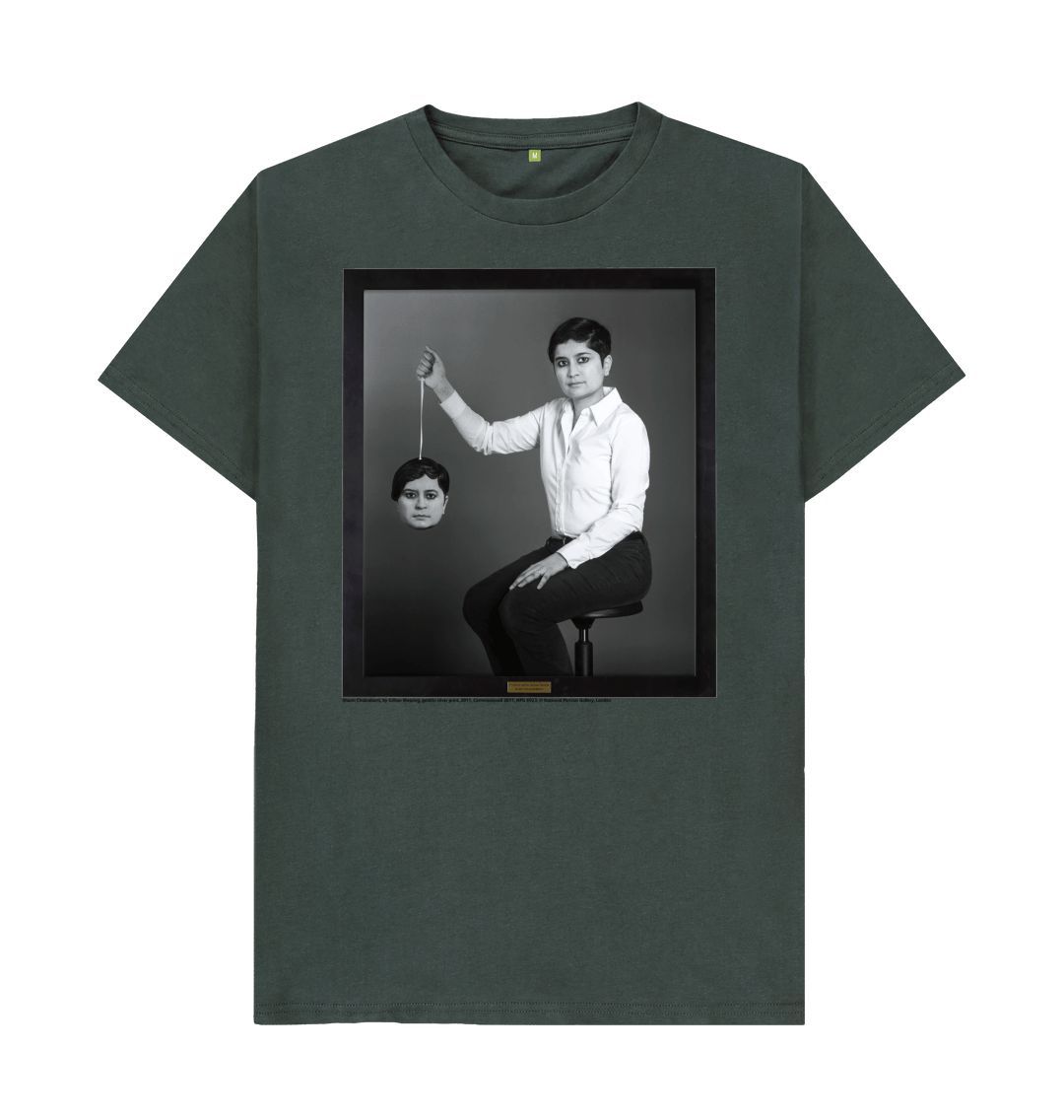Dark grey shami chakrabarti unisex crew neck t shirt